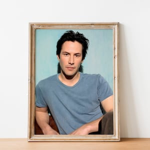Keanu Printable Poster, Wall Art Decor, Home Office Prints, Gift for fan, Picture Download Print Digital