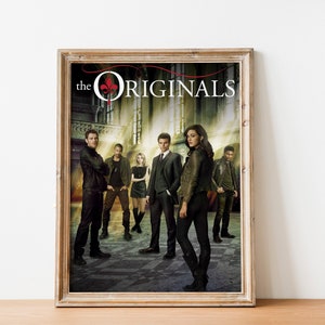 Póster imprimible original, regalo para fanáticos, imagen imprimible de vampiros, descarga de impresión digital, decoración de arte de pared