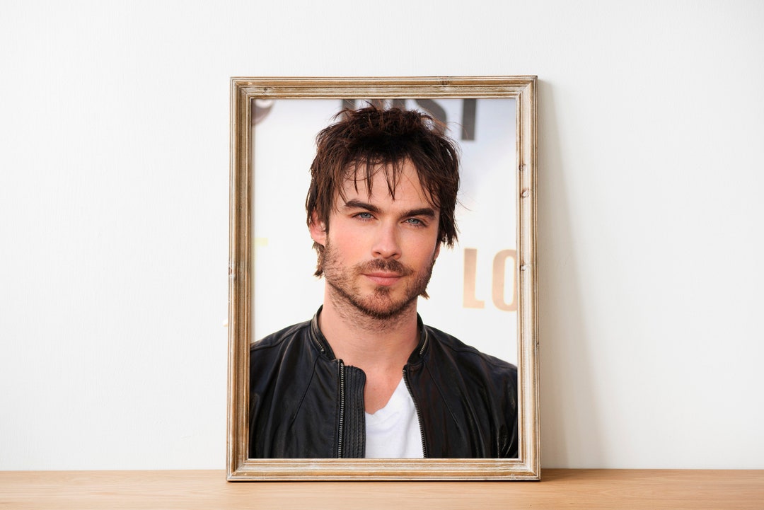 Ian Somerhalder Poster Damon Salvatore Photo Printable Etsy