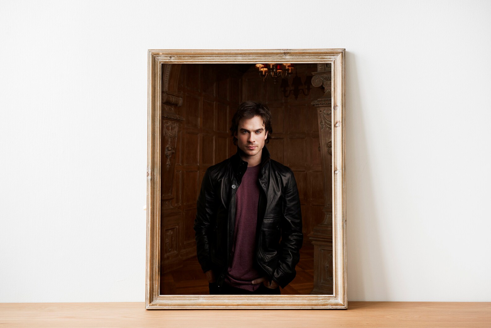 Damon Salvatore The Vampire Diaries Poster TV Series Etsy