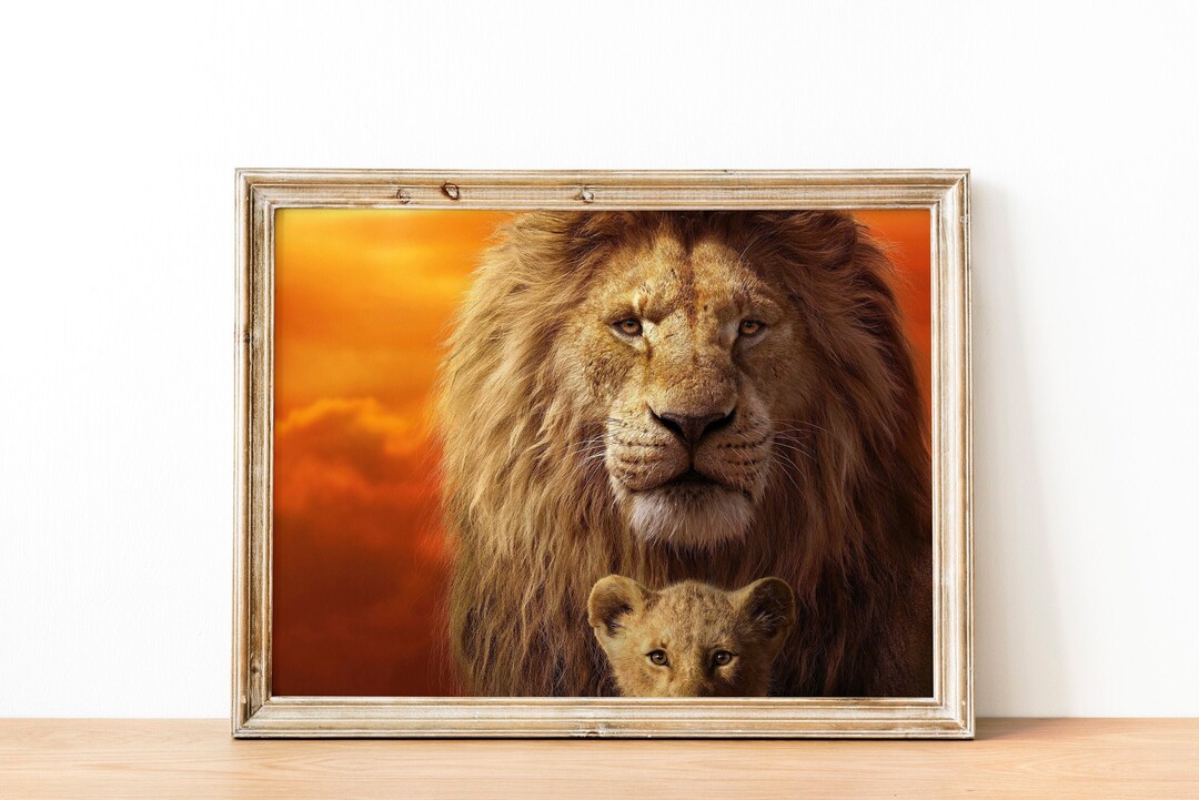 The Lion King Poster Printable, Simba Picture, Wall Art Decor, Download ...