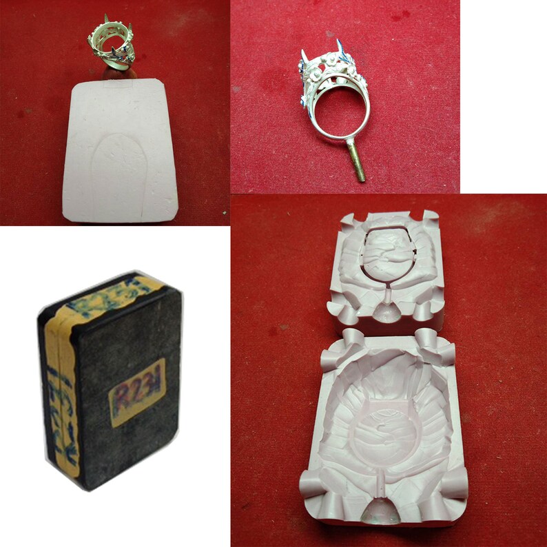 Custom Made From Your Own Design Ring Lost Wax Casting Jewelry Molds