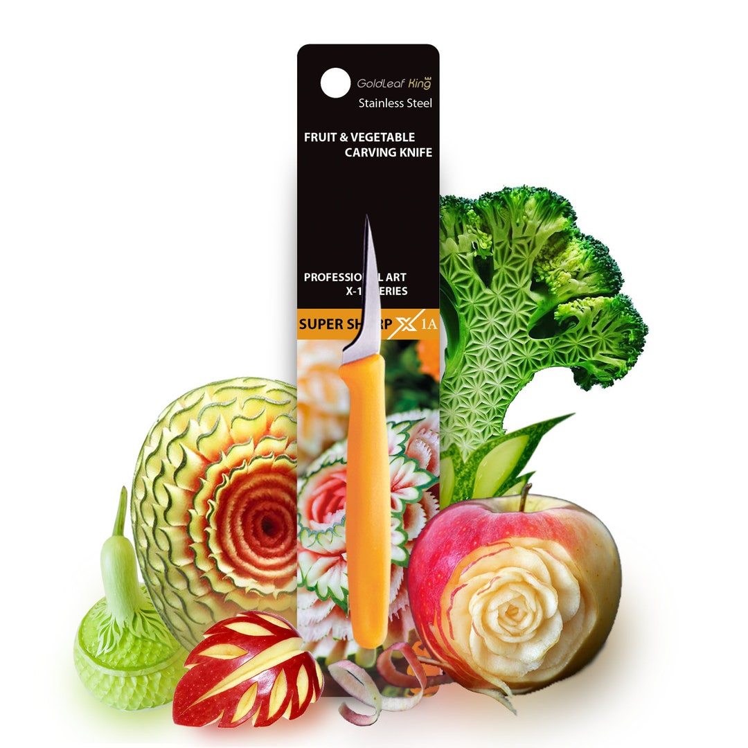 Goldleafking Thai Fruit Carving Knife Single Blade 1PC X1A Series