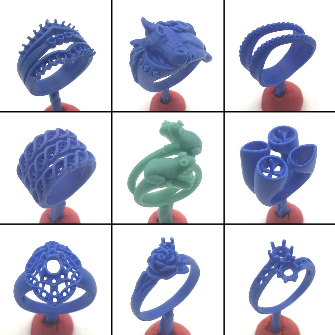 9PC Set Ring Wax Casting Pearl of the Traveler Wax Patterns Molds Lost Wax Casting WRB199 NEW Etsy