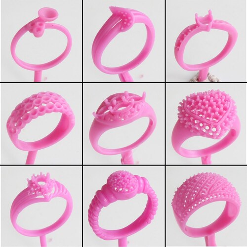 9PC Lost Wax Casting Ring Molds Patterns WRB144 Takrut Etsy