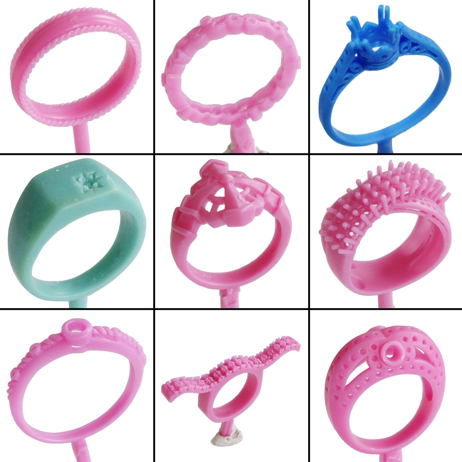 9PC Lost Wax Casting Supplies Ring Molds Patterns Jewelry Etsy