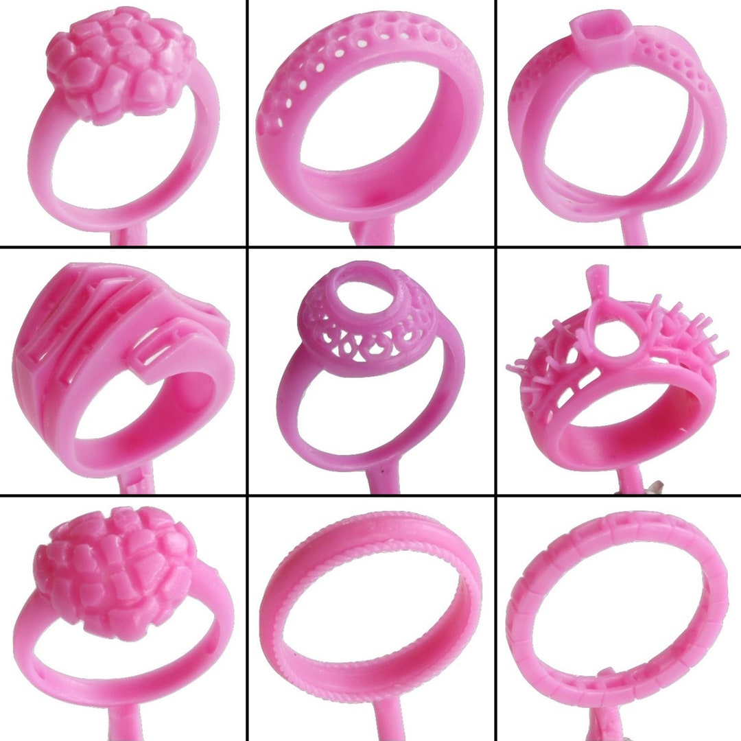 9PC Lost Wax Casting Supplies Ring Molds Patterns Jewelry Making