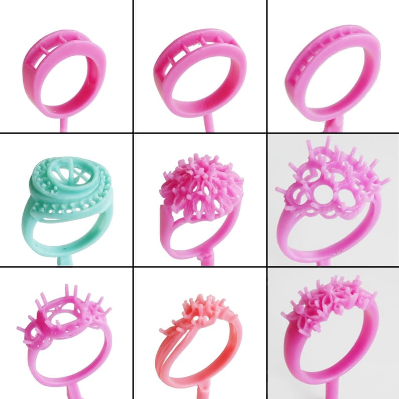 Lost Wax Casting Jewelry Molds 9 Rings Set Pattern for Lost Etsy