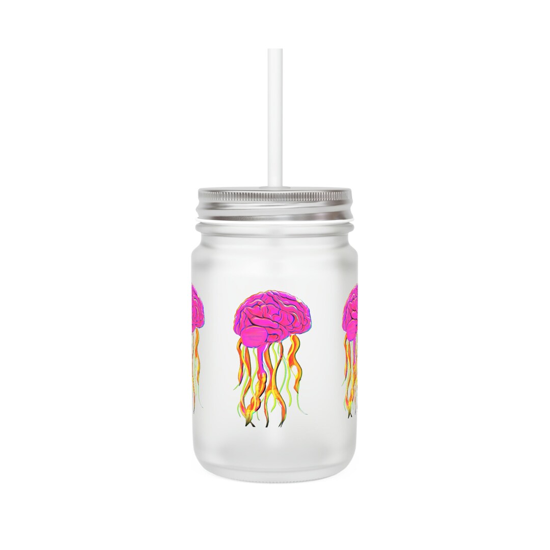 The String Cheese Incident Fan Art Jellyfish Brain Glass Etsy