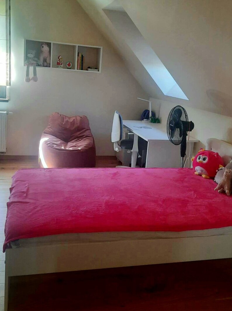 Velour Bean Bag Chair Inner and Outer Bags With Zippers Etsy