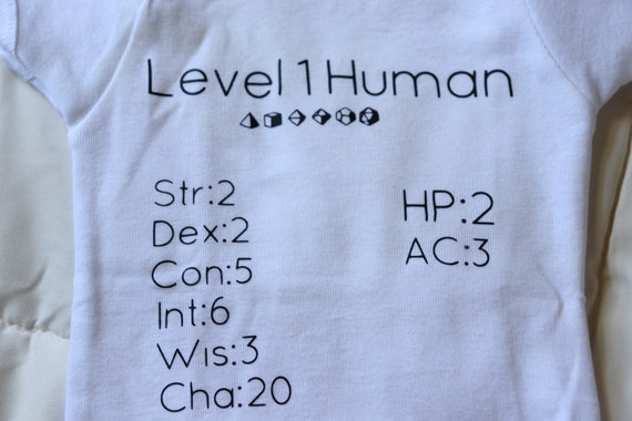 level 1 human onesie