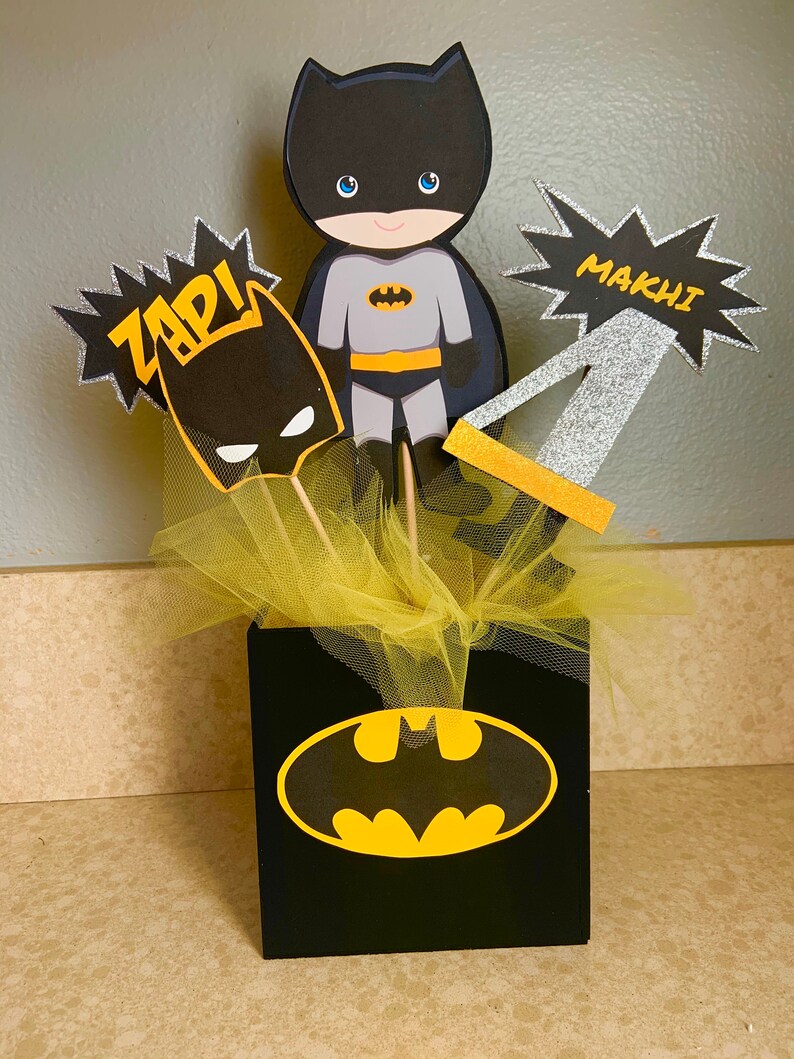Batman Centerpieces Etsy