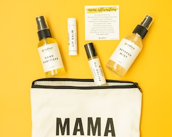 Mama Pouch Bundle | Baby Shower Gift  |  New Mom Gift  | Self Care Kit  |  Pregnancy Gift  |  New Mom Care Package