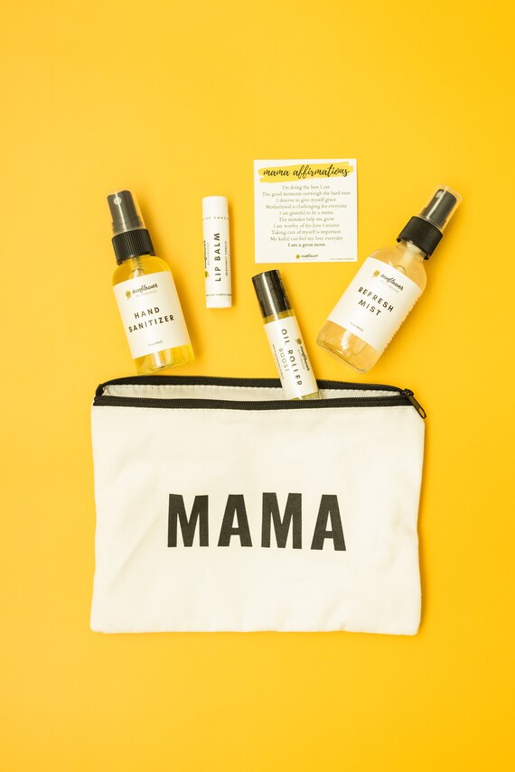 Mama Pouch Bundle | Baby Shower Gift  |  New Mom Gift  | Self Care Kit  |  Pregnancy Gift  |  New Mom Care Package