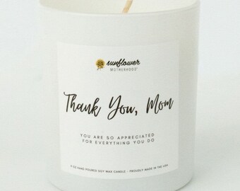 Thank You Mom Candle