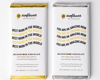 Belgian Chocolate Bar For Moms | Amazing Mom Gift Add On | New Mommy Gift