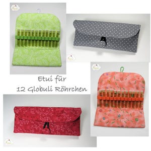 handgemachte Globulitasche grau aus Stoff/ Reiseapotheke Globuli grün / Medikamententasche Reise / Geschenk Wanderer