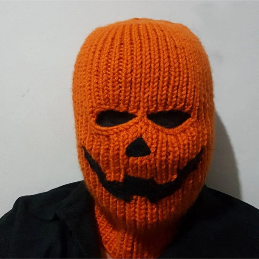 Balaclava Ski Mask Theatre Edition/pumpkin Balaclava Ski - Etsy