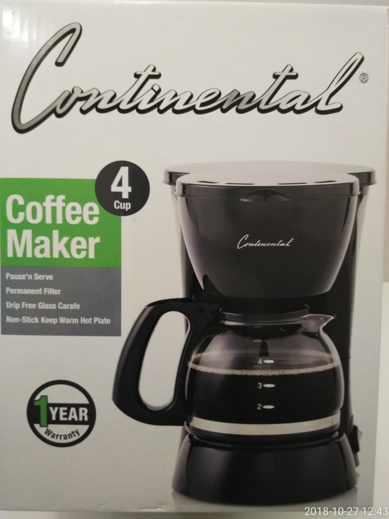 Continental Electric 4 Cup Coffee MakerCE23659 Etsy