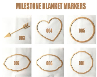 Milestone Marker | Milestone Blanket Marker | Hoopla Ring | Blanket Marker | Growth Tracker | 120mm | baby photo props | baby photo prop