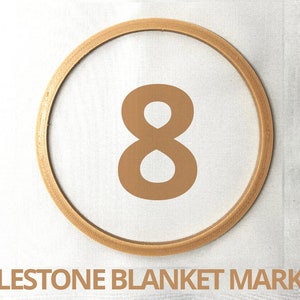 Milestone Blanket Marker | Hoopla Ring | Blanket Marker | Growth Tracker | 120mm | baby photo props | milestone marker ring