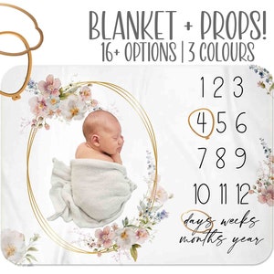 Mädchen monatlich Meilenstein Decke, Neugeborenen Geschenkkorb, Neugeborenen Decke, Baby Meilenstein Decke, Regenbogen Babydecke, monatlich Meilenstein Decke