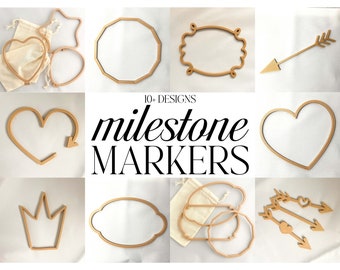 Milestone Blanket Marker |Milestone Marker | Hoopla Ring | Blanket Marker | Growth Tracker | 120mm | baby photo props | baby photo prop