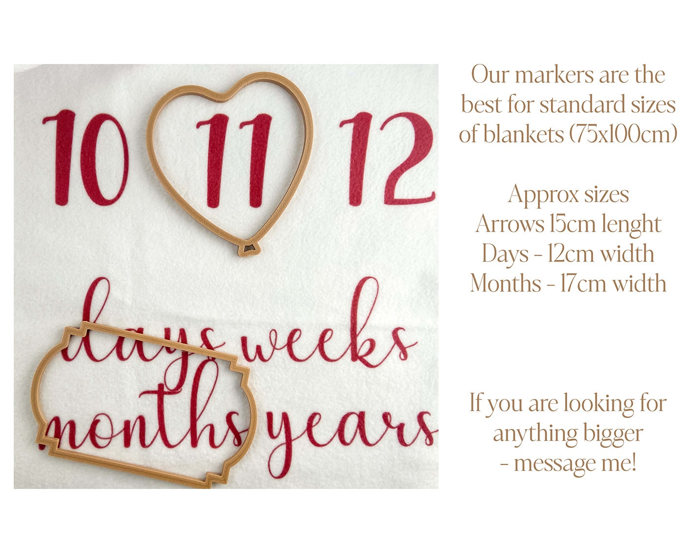 Baby Boy Milestone Blanket, Boy Month Blanket, Rainbow, Premium Baby