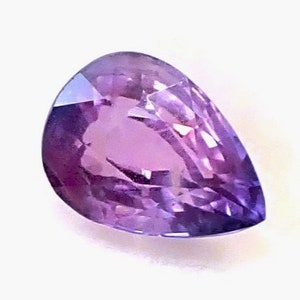 Saphir violet naturel certifié 1,03 ct image 1