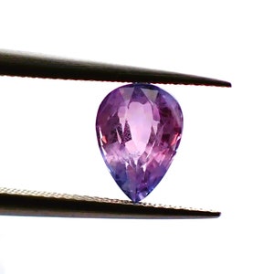 Saphir violet naturel certifié 1,03 ct image 2