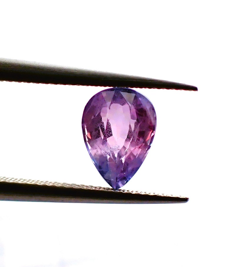 Saphir violet naturel certifié 1,03 ct image 2