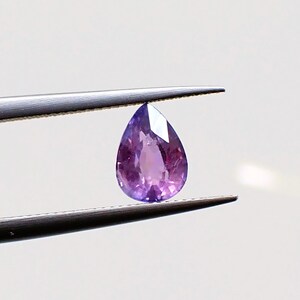 Saphir violet naturel certifié 1,03 ct image 3