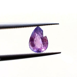 Saphir violet naturel certifié 1,03 ct image 5