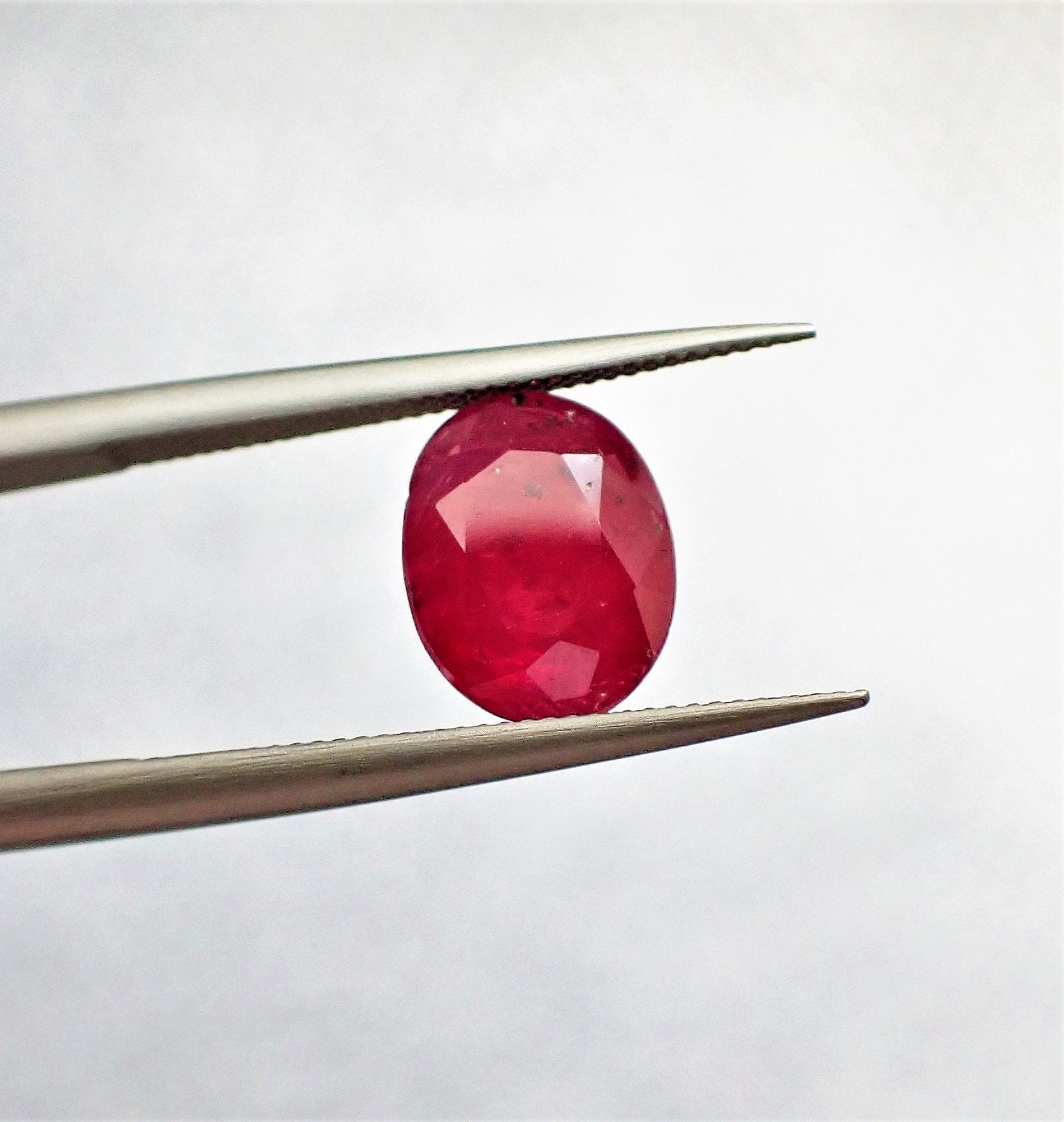 Ruby Unheated 9 X 7 MM Certified - 2.87 Ct - Etsy Canada