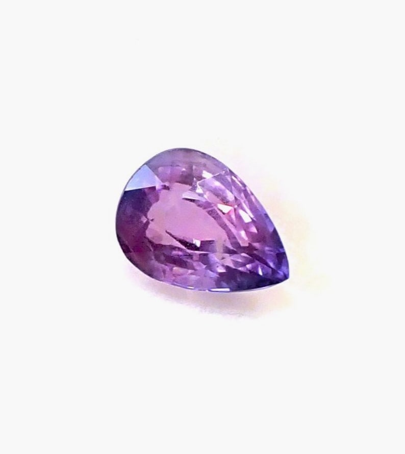 Saphir violet naturel certifié 1,03 ct image 1