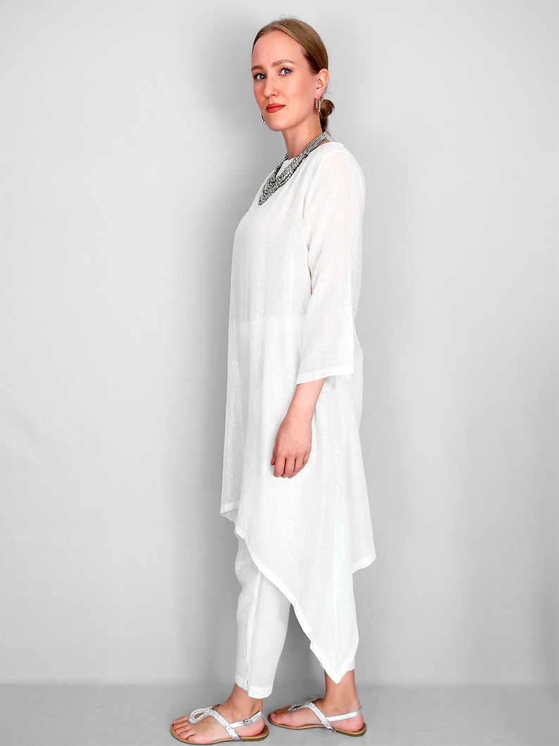 tunic and trouser suit