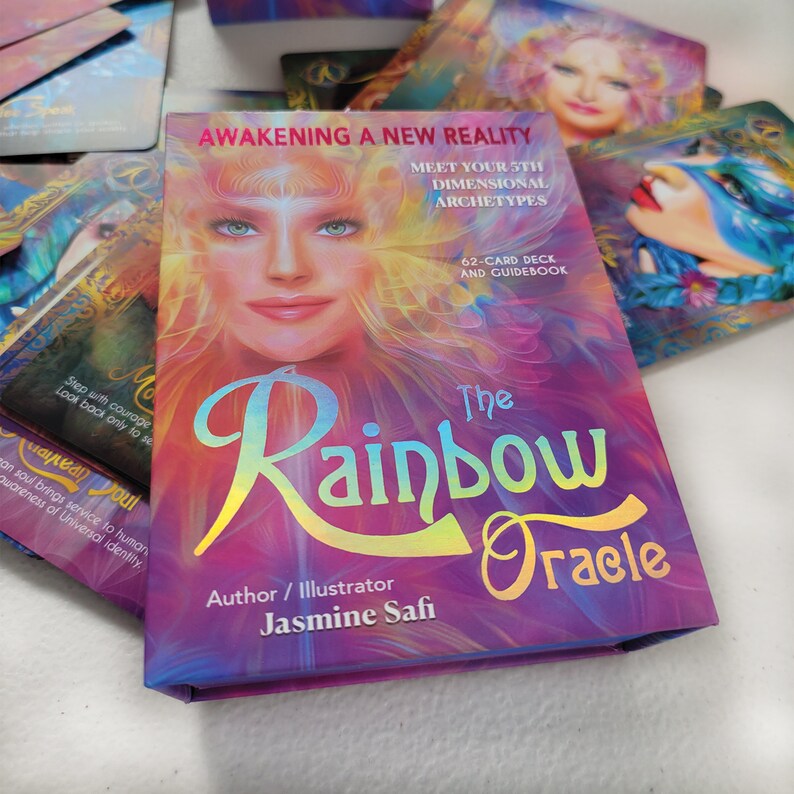 The Rainbow Oracle 62 Card Deck and Guidebook High Etsy