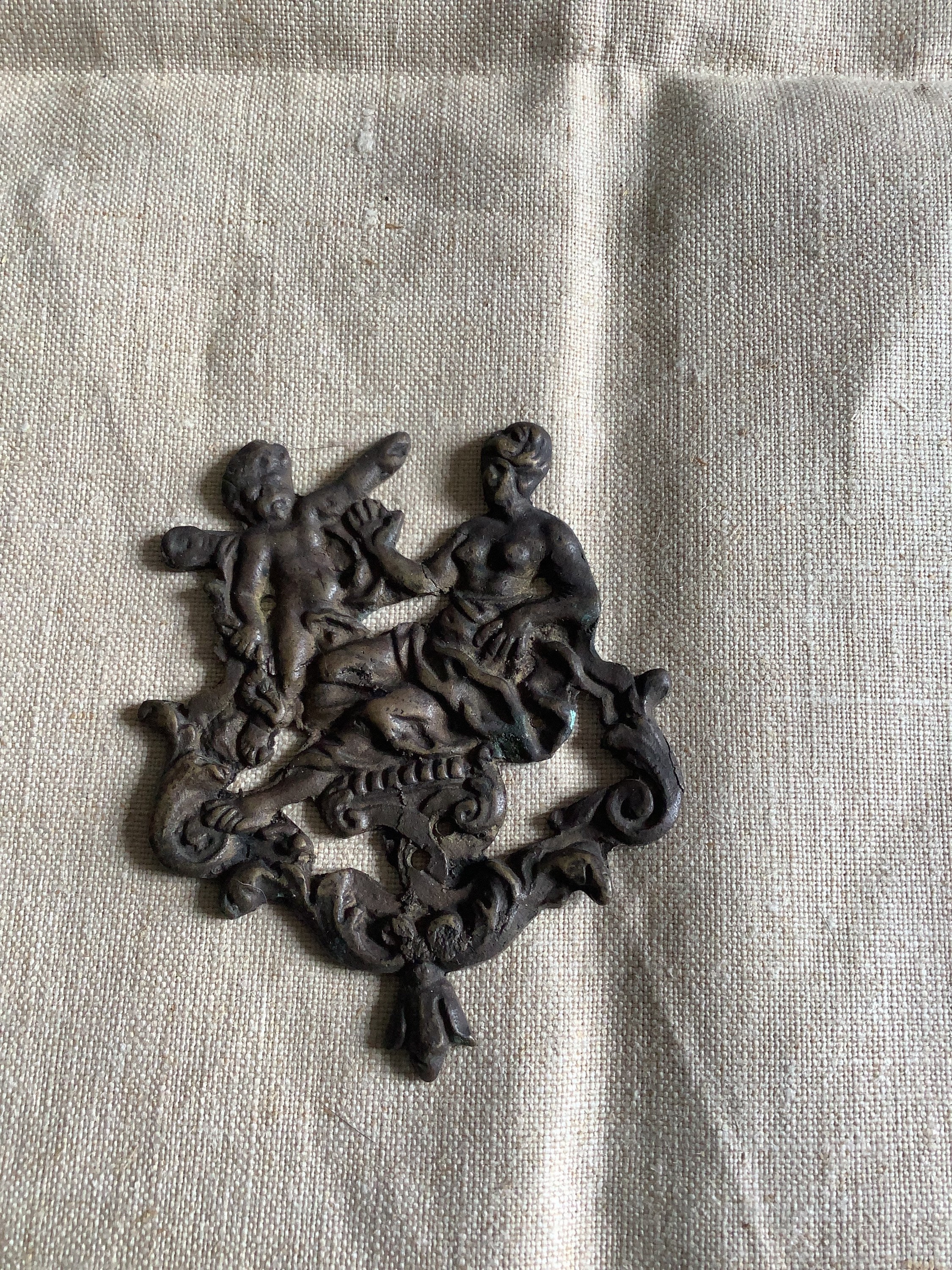 Antiquité Français Ormolu Matériel Décoratif Classique Pour Meubles Années 1900 Petite Pièce Fabriqu