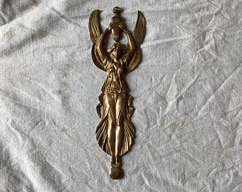 Antique French Ormolu Brass Decorative Classical Hardware for Furniture 1900s One Piece made in France Angel