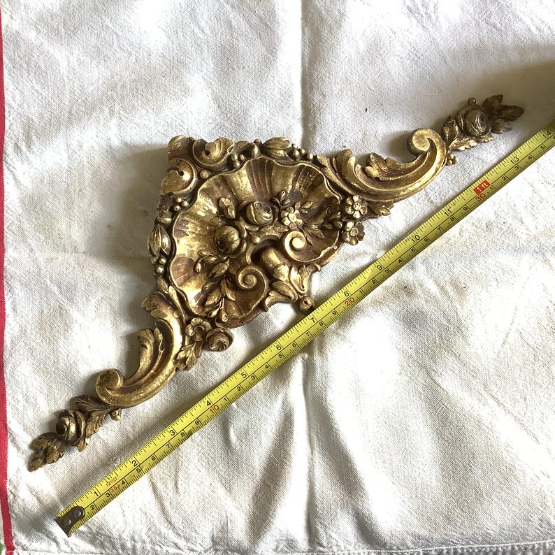 Antique French Brass Decorative Classical Hardware for Furniture 1900s