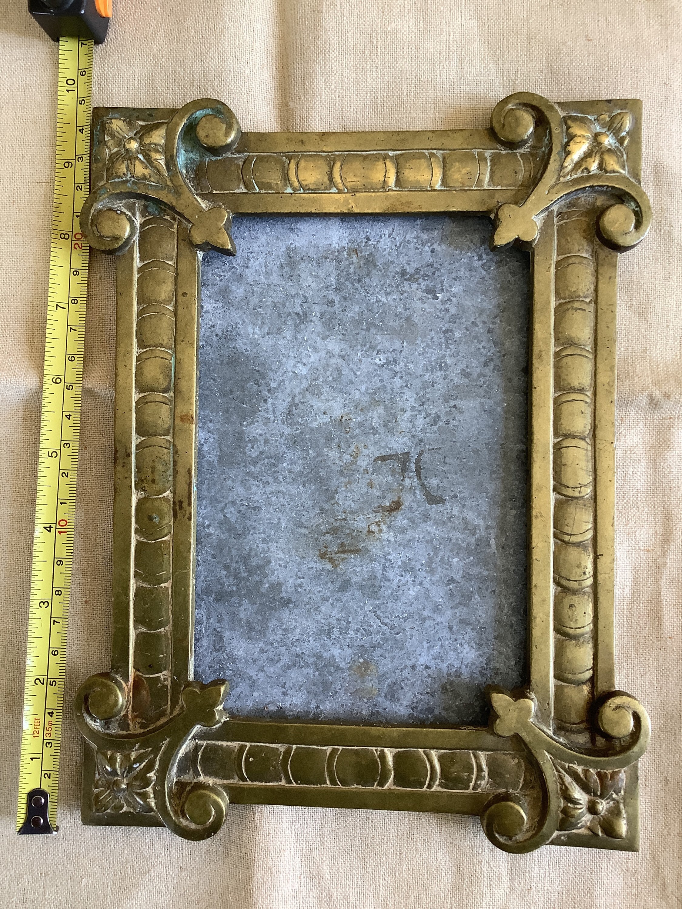 Vintage Brass Ormolu Picture Art Nouveau Frame Mirror Frame Etsy