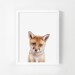 Fox Print WOODLAND Baby Animal PRINTABLE Art Nursery Wall - Etsy