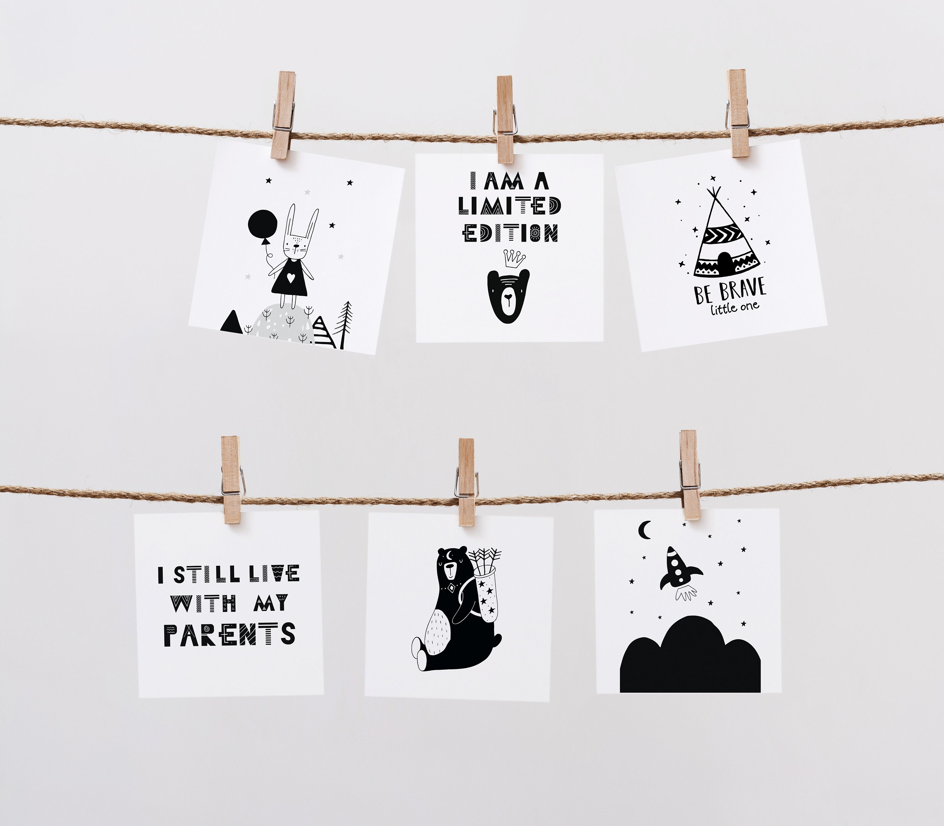 I Am Limited Edition Print Kids Print PRINTABLE Art Nursery - Etsy