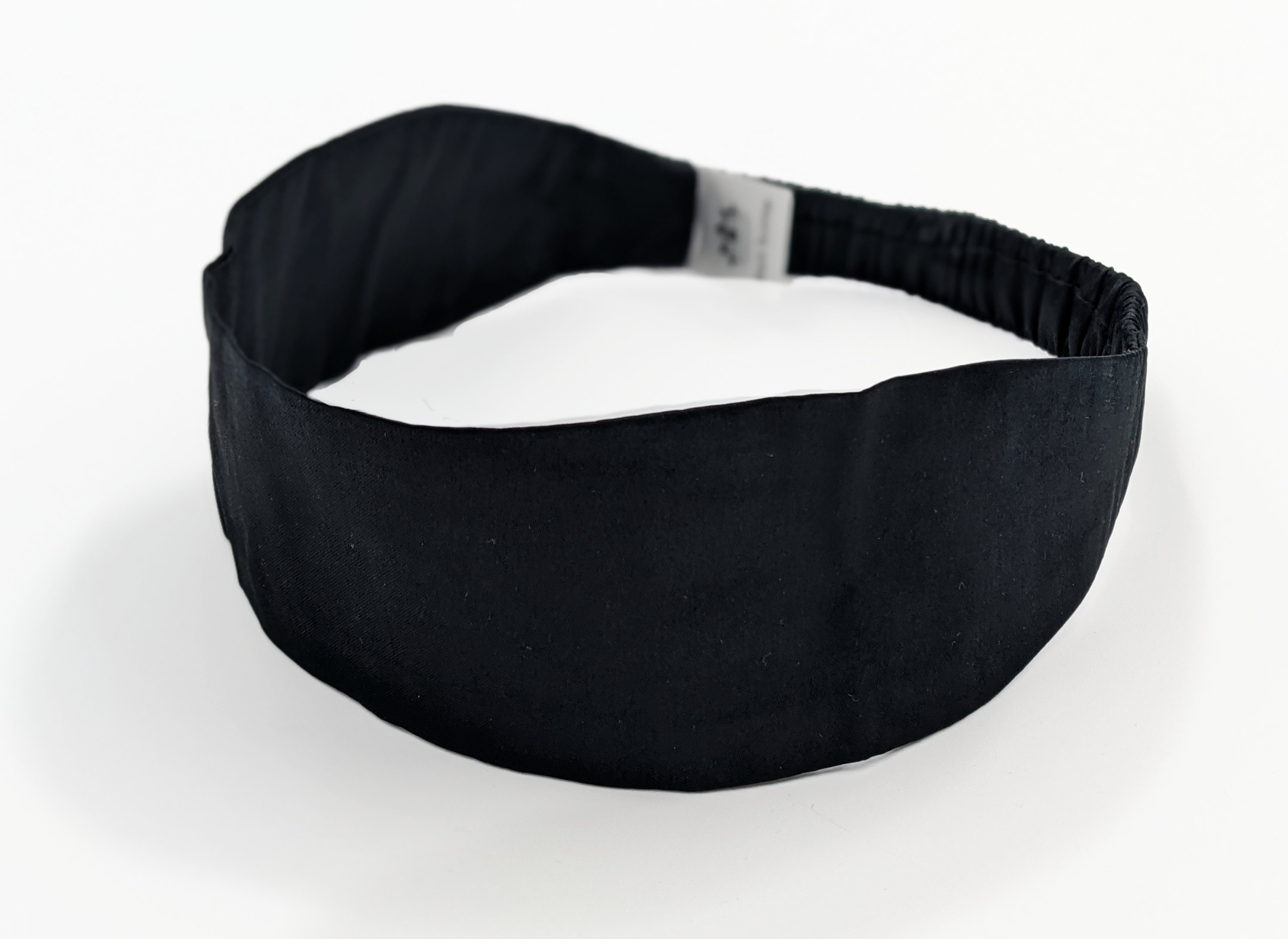 Black Satin Lined Headband