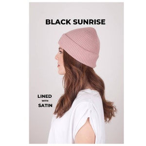 Absolute Dusted Pink Satin Lined hat