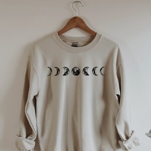 moon phase sweater