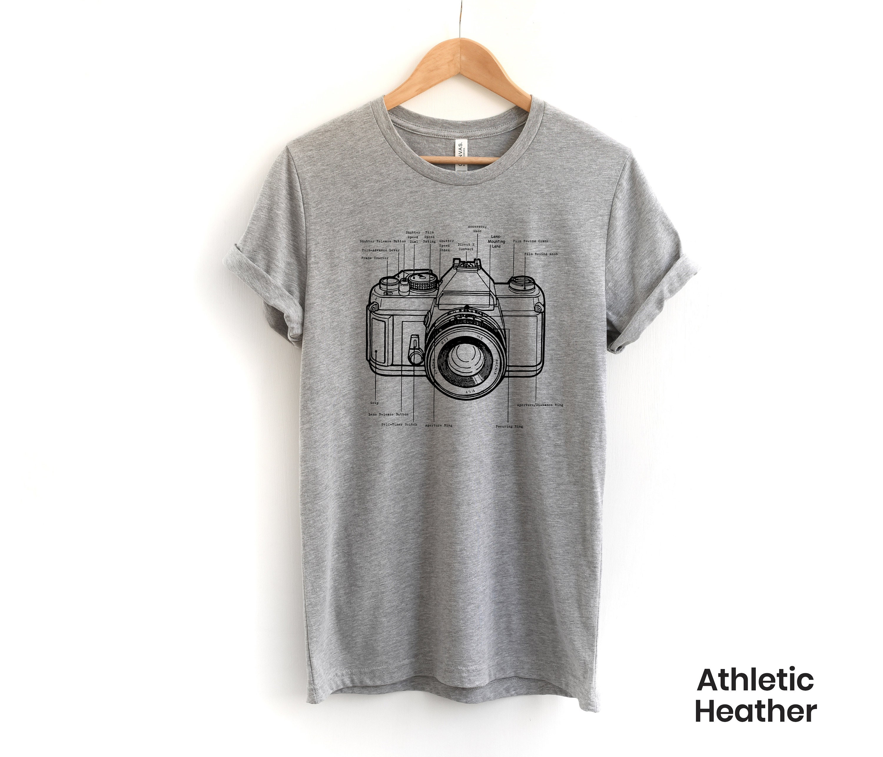 Camera Patent T Shirt Camera Shirt Photography Shirt Etsy