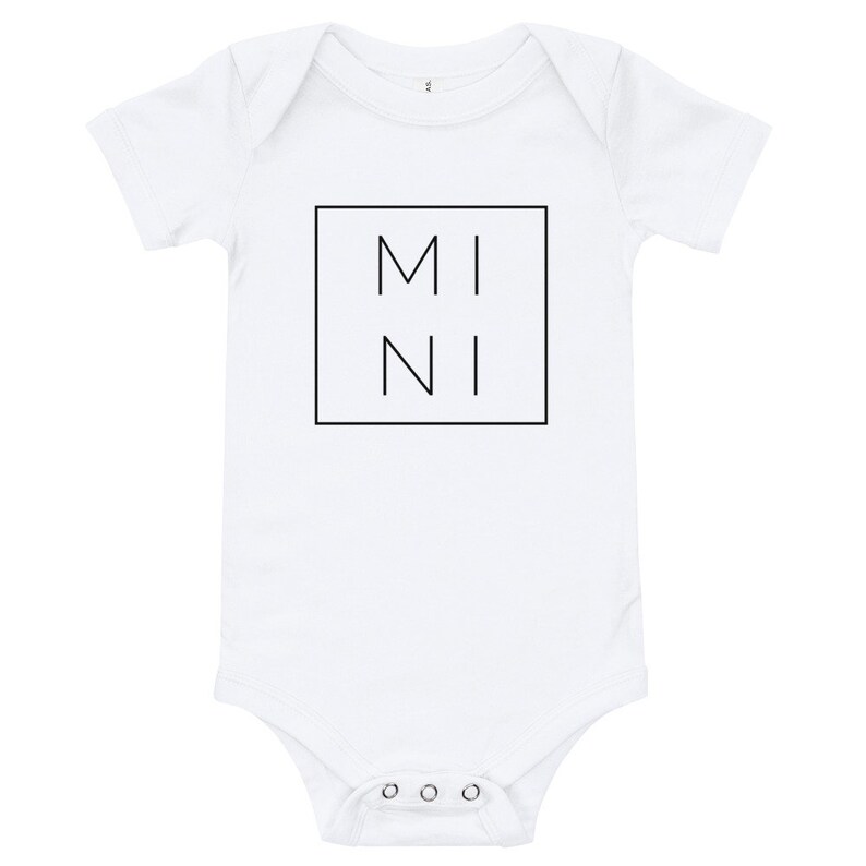Dada Mama Baby shirt baby squared shirts mom and baby shirts dad and baby shirts Custom available MINI Squared body suit