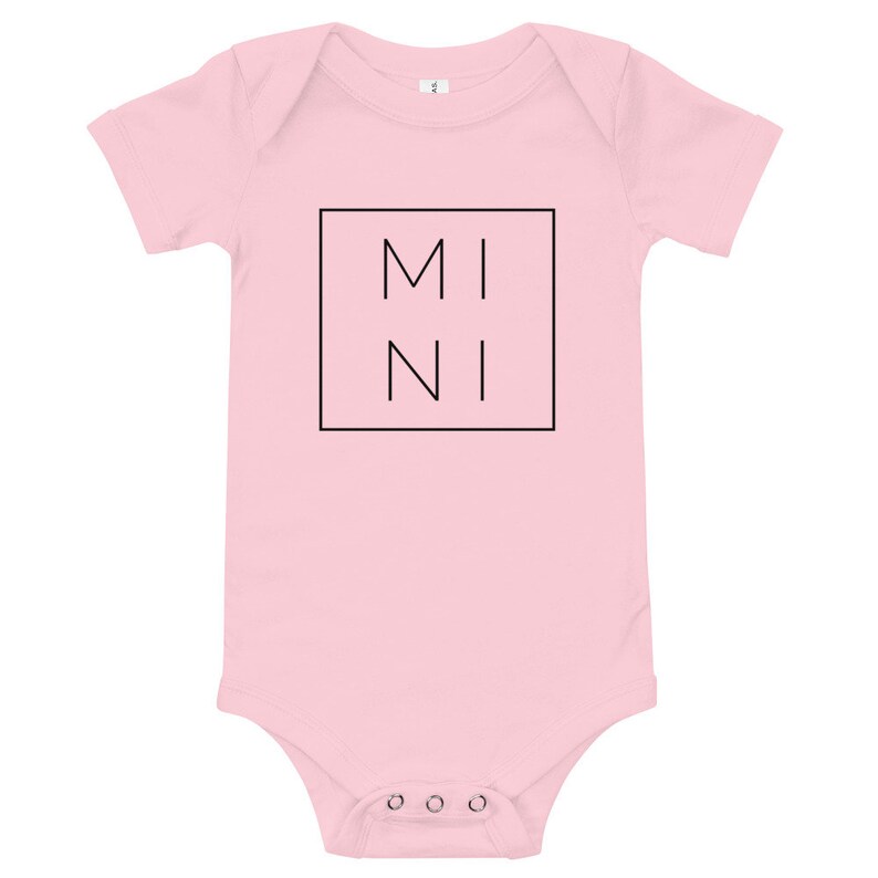 Dada Mama Baby shirt baby squared shirts mom and baby shirts dad and baby shirts Custom available MINI Squared body suit