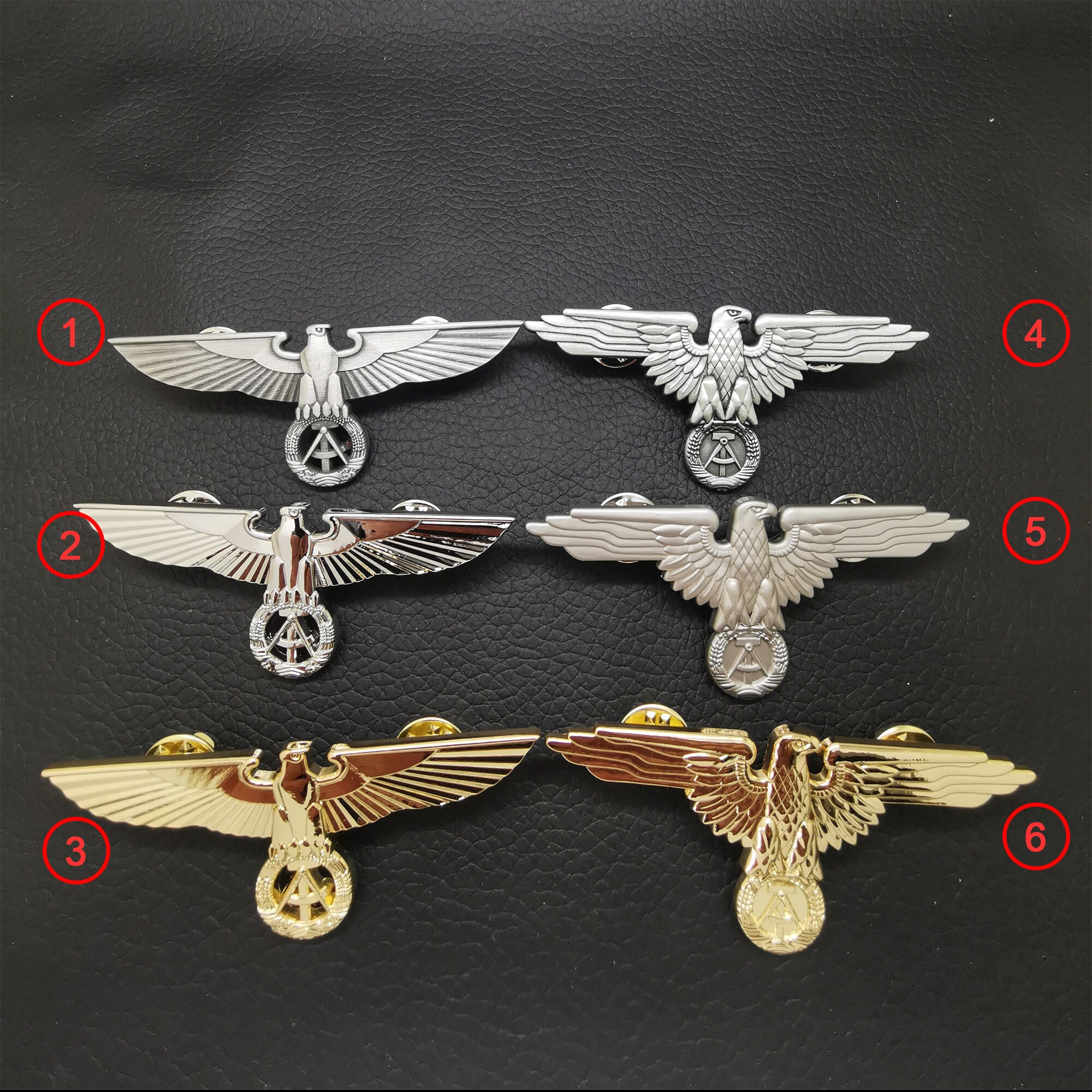 WW2 German Eagle Pin DDR Badge Military Hat Pin Brooch Etsy